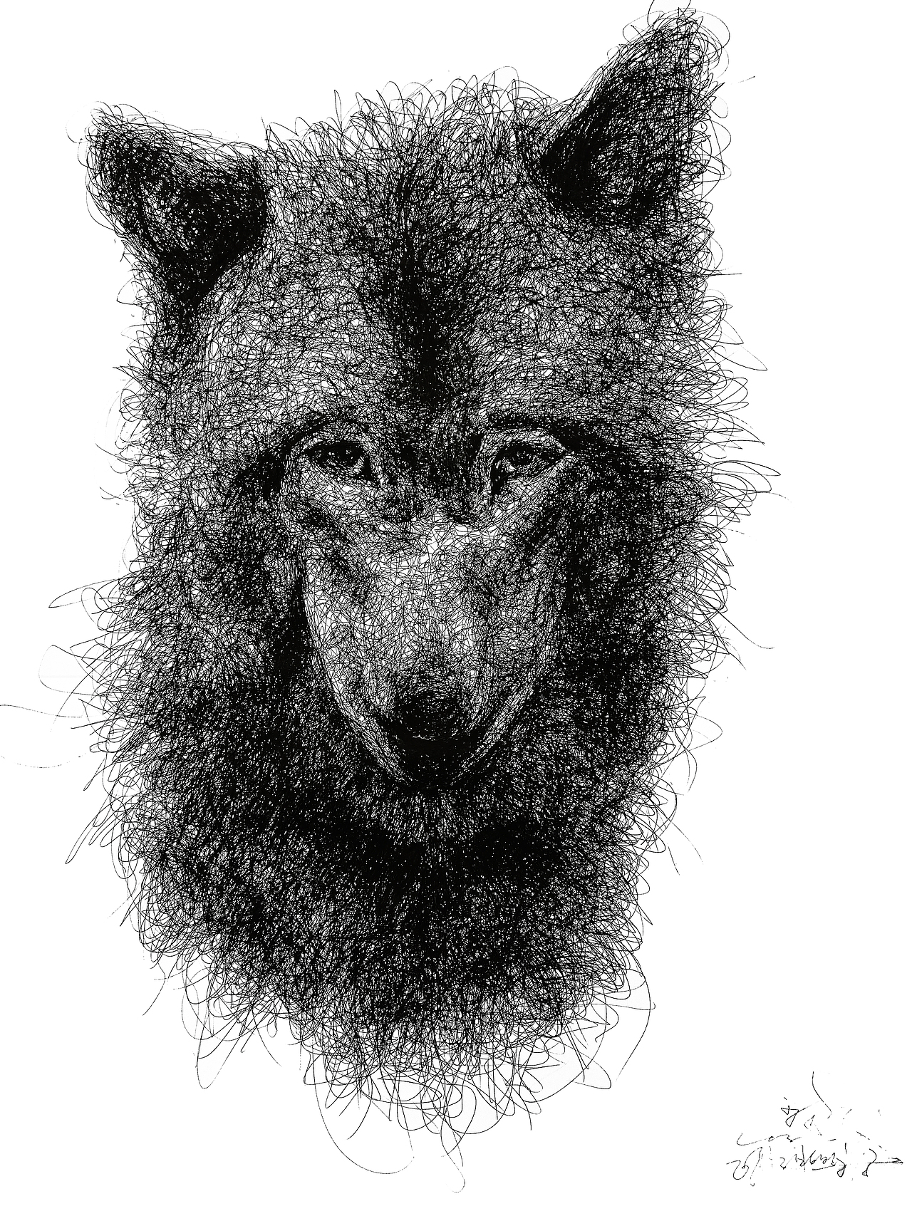 全副画狼路人速写