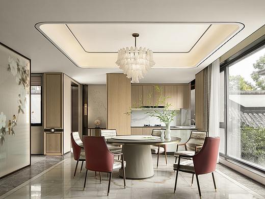 400㎡中式合院,叙写家的故事!