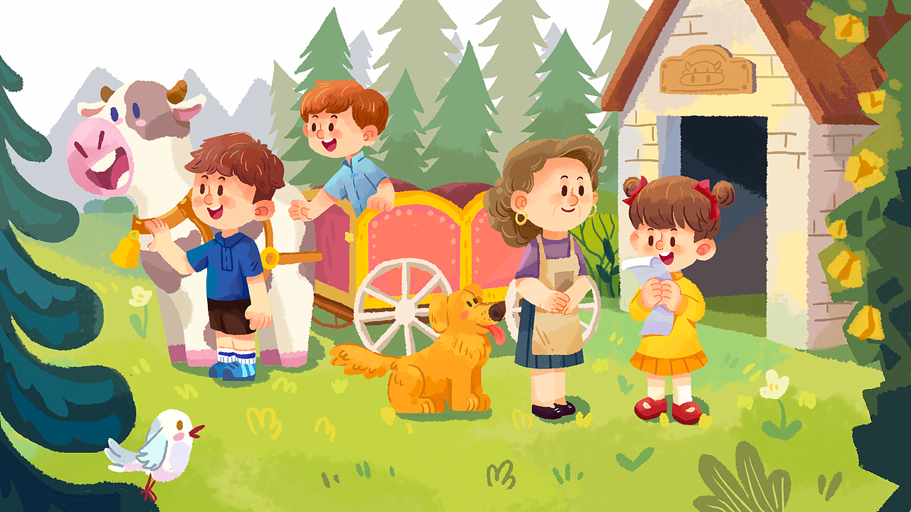 2021年部分儿插绘本测试节选（图ZMjg4NzY1OTY0） - 绘本 - 站酷设计师航航航Amor原创素材 - 站酷ZCOOL