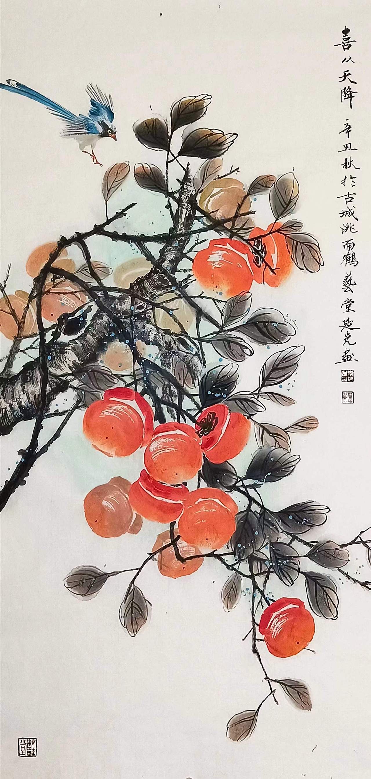 李延光国画作品中的花鸟诗意（图ZMjkxOTk1ODk2） - 绘画 - 站酷设计师易阁字画网张小克原创素材 - 站酷ZCOOL