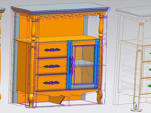 家具结构，cad结构系列图
