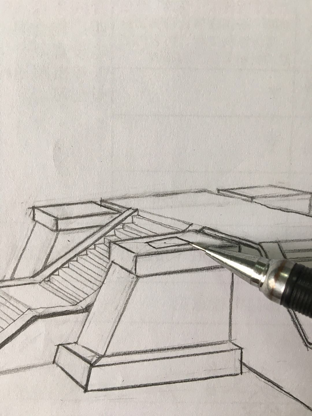 七彩爱画坊 12期室外设计透视基础第8天