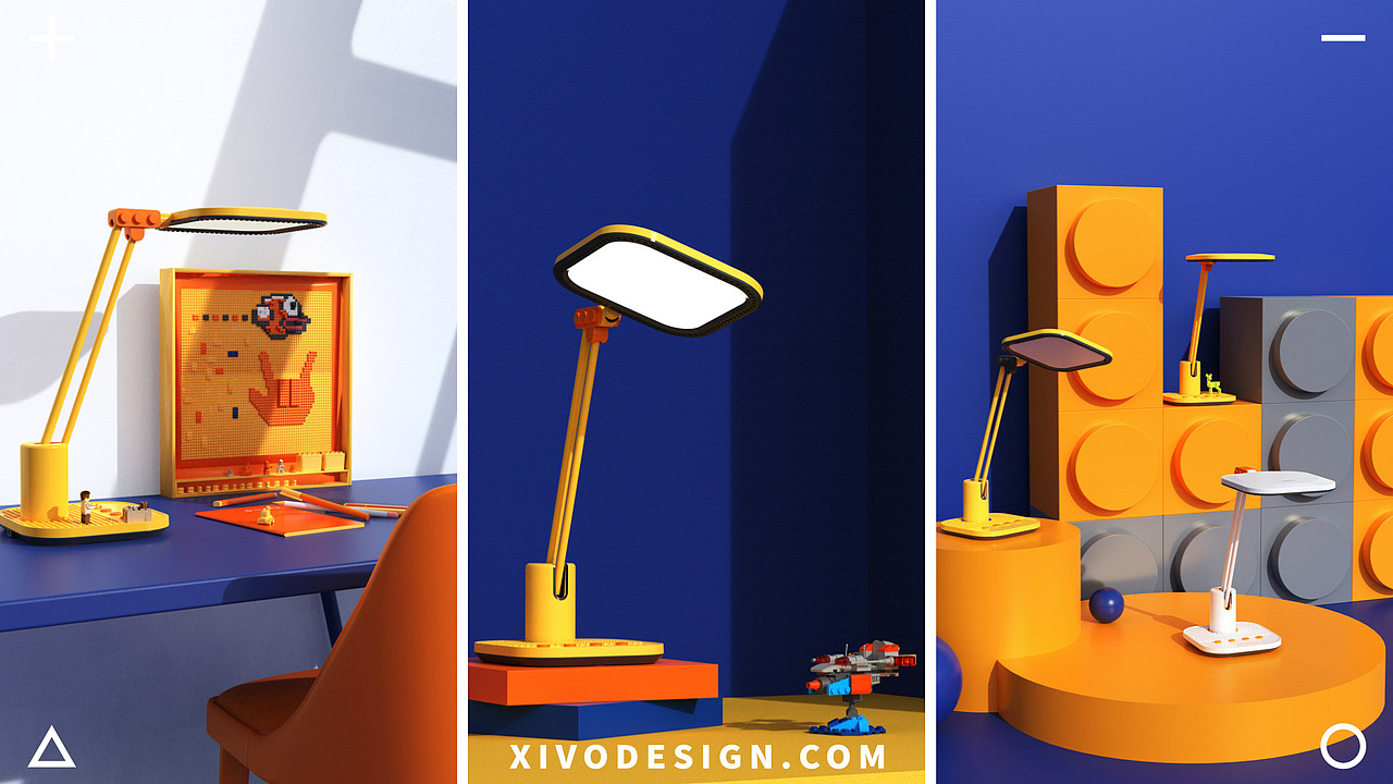 美的儿童台灯-给孩子最好的陪伴|佳简几何设计