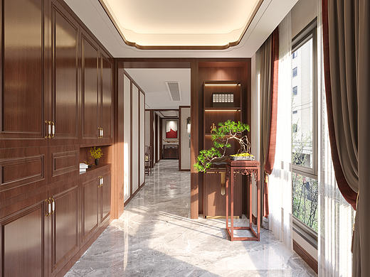 方寸之间演绎优雅风骨”新中式风格