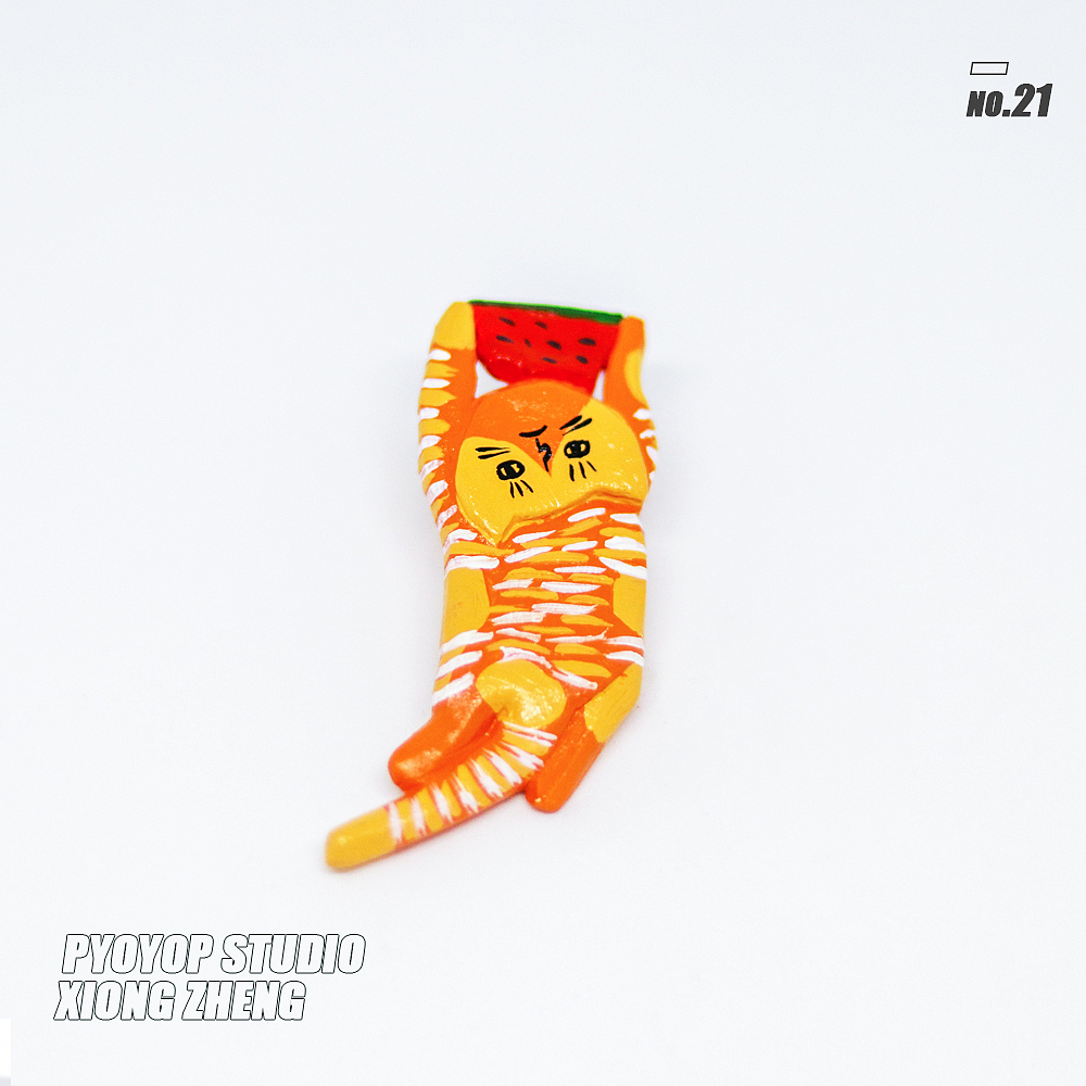 吸猫重度患者——粘土猫咪