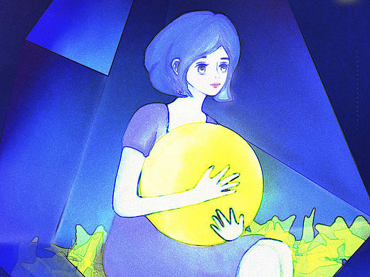 星星月亮合集（个人主页-ZNTM2MjE5MjA=） - 创作习作 - 站酷设计师浅浅Anini原创素材 - 站酷ZCOOL