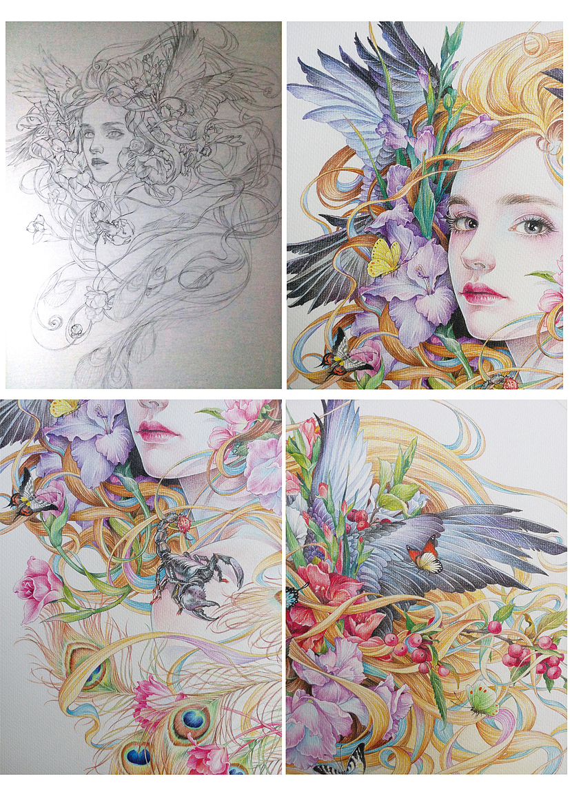 十二星座——天蝎座（图ZMjE0MTE3MzY4） - 绘画 - 站酷设计师kekebaby原创素材 - 站酷ZCOOL