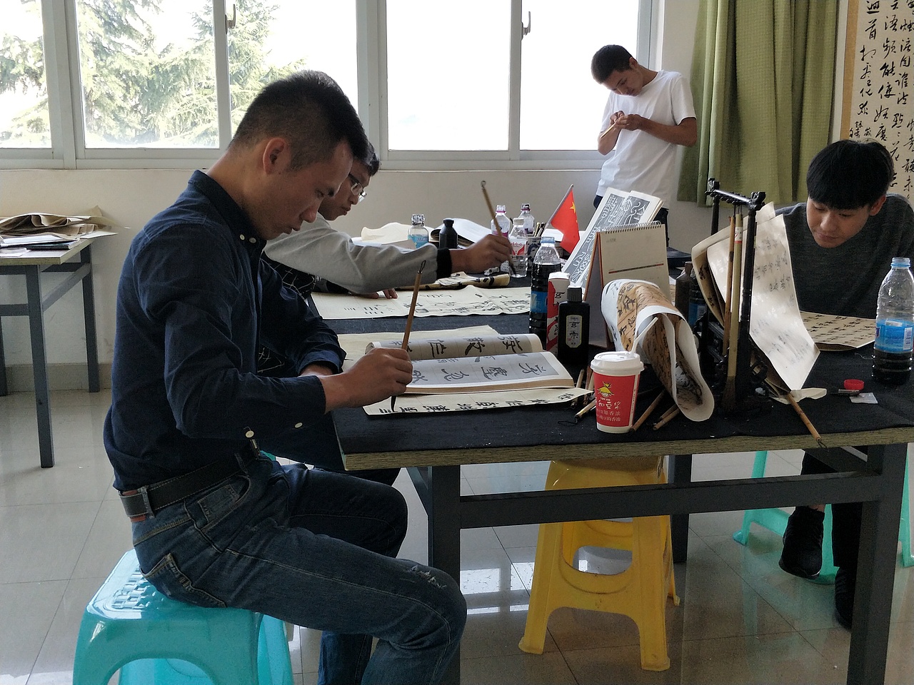 贵州交通职业技术学院娇苑书画协会（图ZOTYxODUwNjA=） - 书法 - 站酷设计师劉浪原创素材 - 站酷ZCOOL