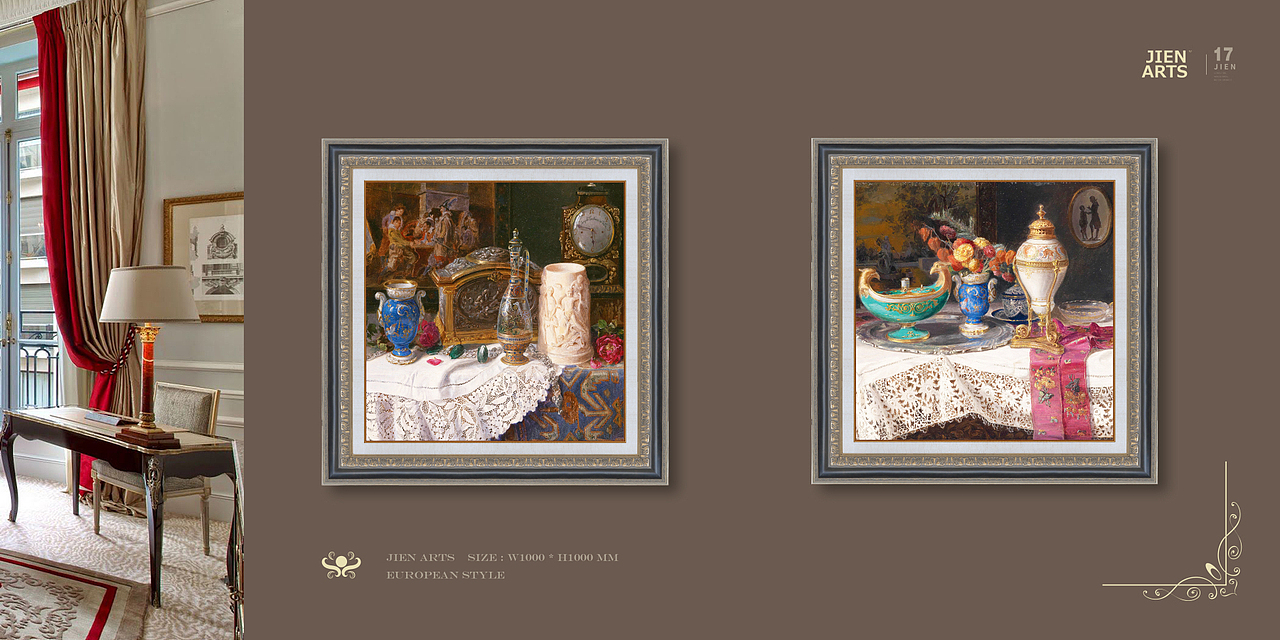 #欧式古典#实物画;装饰画、效果图、国画、大堂挂画、饰品、摆件、软装配画、室内设计