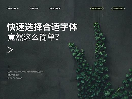快速选择合适的字体，竟然这么简单？（壹）