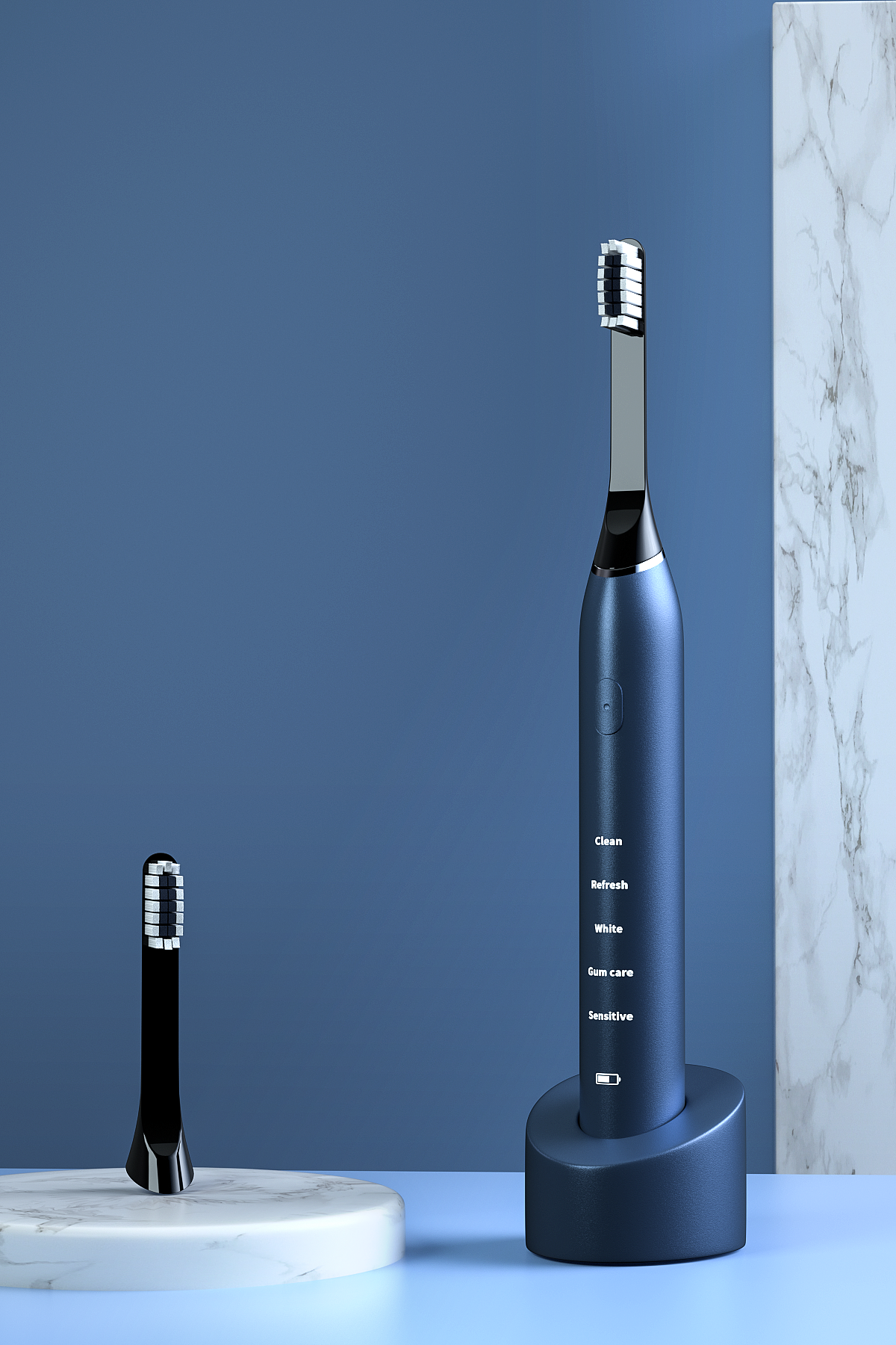 电动牙刷场景渲染