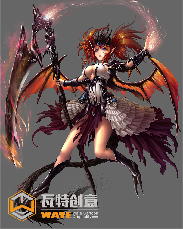 日系立绘（图ZMTEyNzAyMzE2） - 游戏原画 - 站酷设计师瓦特创意有限公司原创素材 - 站酷ZCOOL