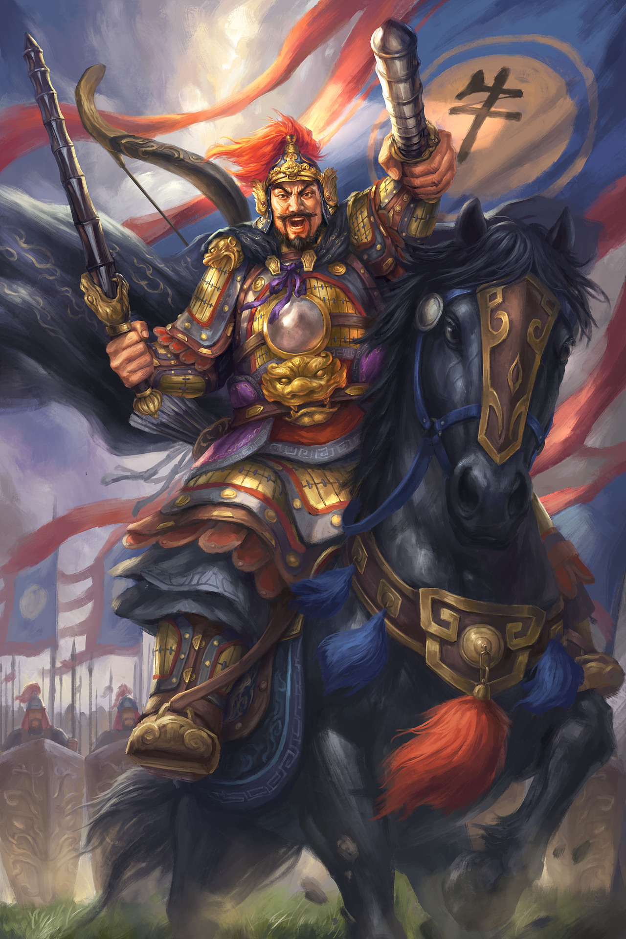 《满江红》系列卡牌插画(上)