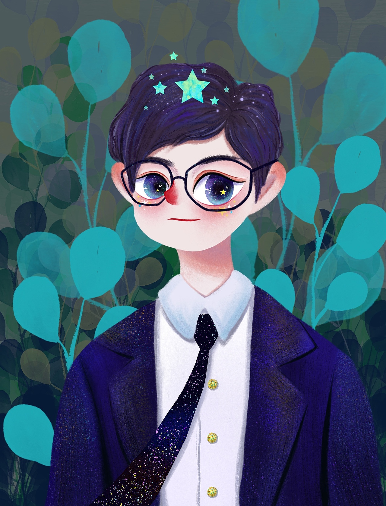 插画头像（图ZMjg2MDYwMjg0） - 创作习作 - 站酷设计师八云家的大少爷原创素材 - 站酷ZCOOL