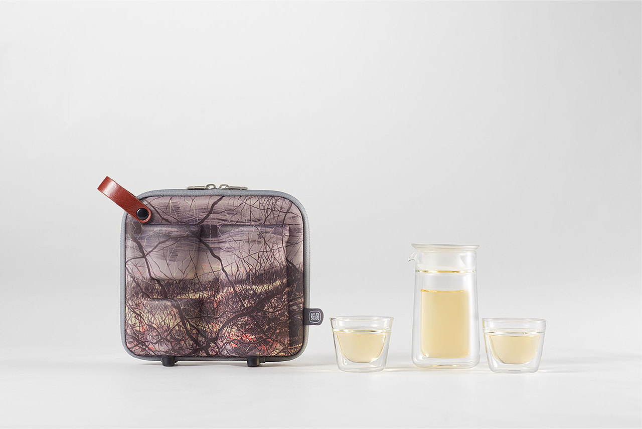 故宫文化 千里江山图 便携旅行茶具