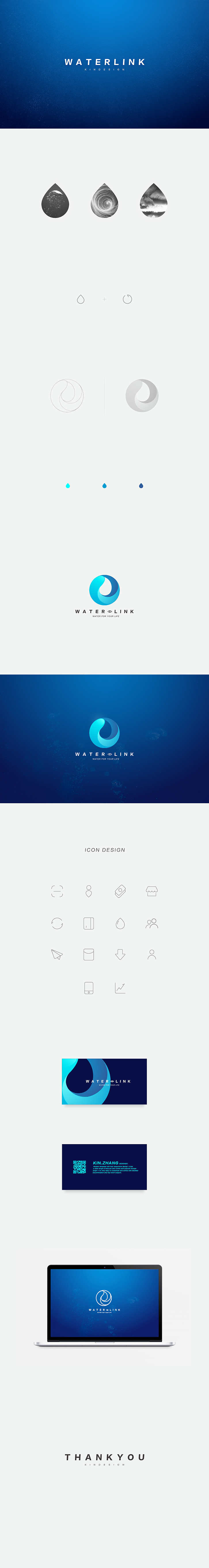 WATER LINK（图ZMjczNTAxMDA=） - Logo - 站酷设计师大空逸_kin原创素材 - 站酷ZCOOL