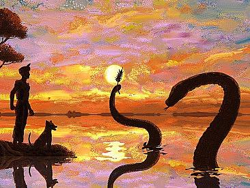 毕业设计作品——《云南佤族神话传说绘本设计》