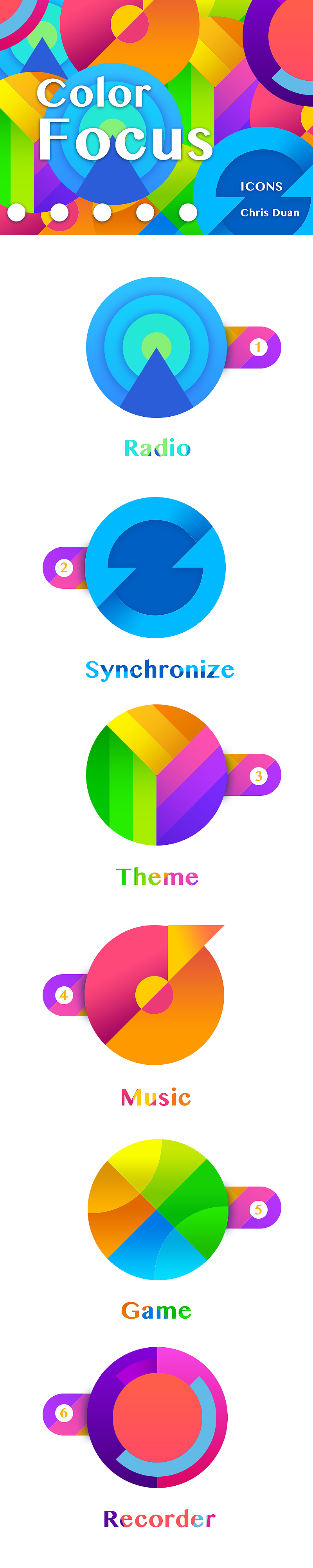 【临摹】炫彩图标，原创包装设计 [1P]（图ZNzA4MTgxMDA=） - 图标 - 站酷设计师不知名的UI原创素材 - 站酷ZCOOL