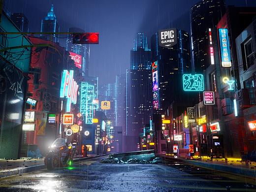 【虚幻4】赛博朋克