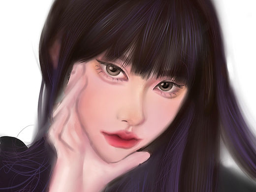 美女（個人主頁-ZNjQ5MzEyODA=） - 創(chuàng)作習作 - 站酷設計師吃大碗的原創(chuàng)素材 - 站酷ZCOOL