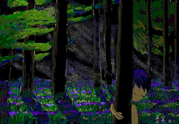 夢(mèng)*生長(zhǎng)（圖ZMzk4MjkwNA==） - 商業(yè)插畫 - 站酷設(shè)計(jì)師青羊麥子原創(chuàng)素材 - 站酷ZCOOL