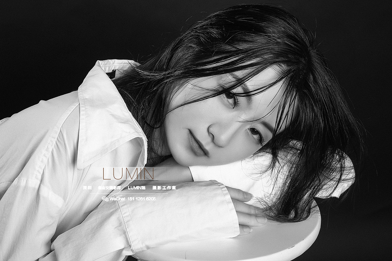 深圳黑白个人写真 衬衫简约形象照（图ZMTc2NTA1ODY4） - 人像摄影 - 站酷设计师LUMIN摄影工作室原创素材 - 站酷ZCOOL