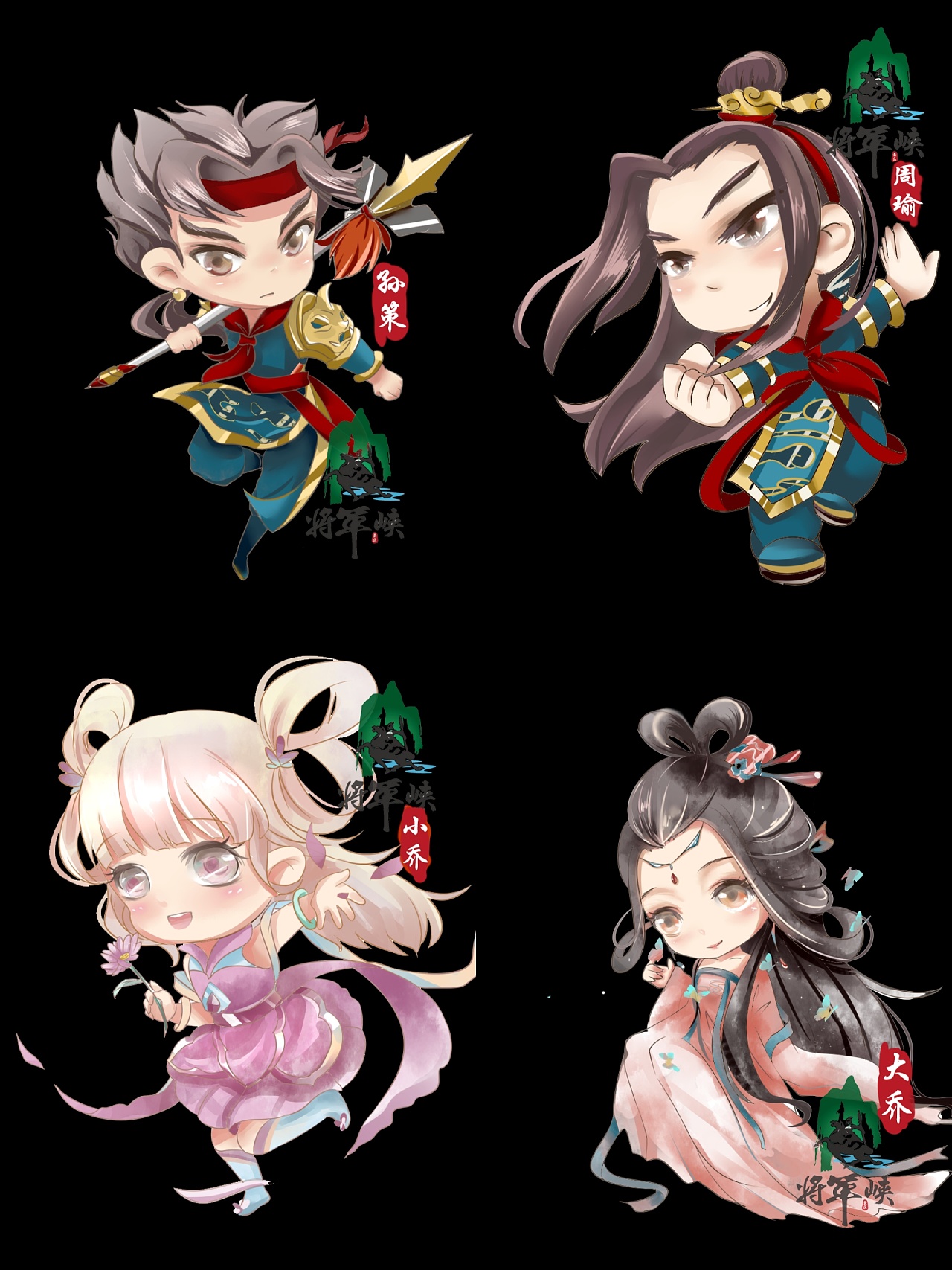 景区q版ip小人物和小地图|插画|商业插画|tangbaozz - 原创作品