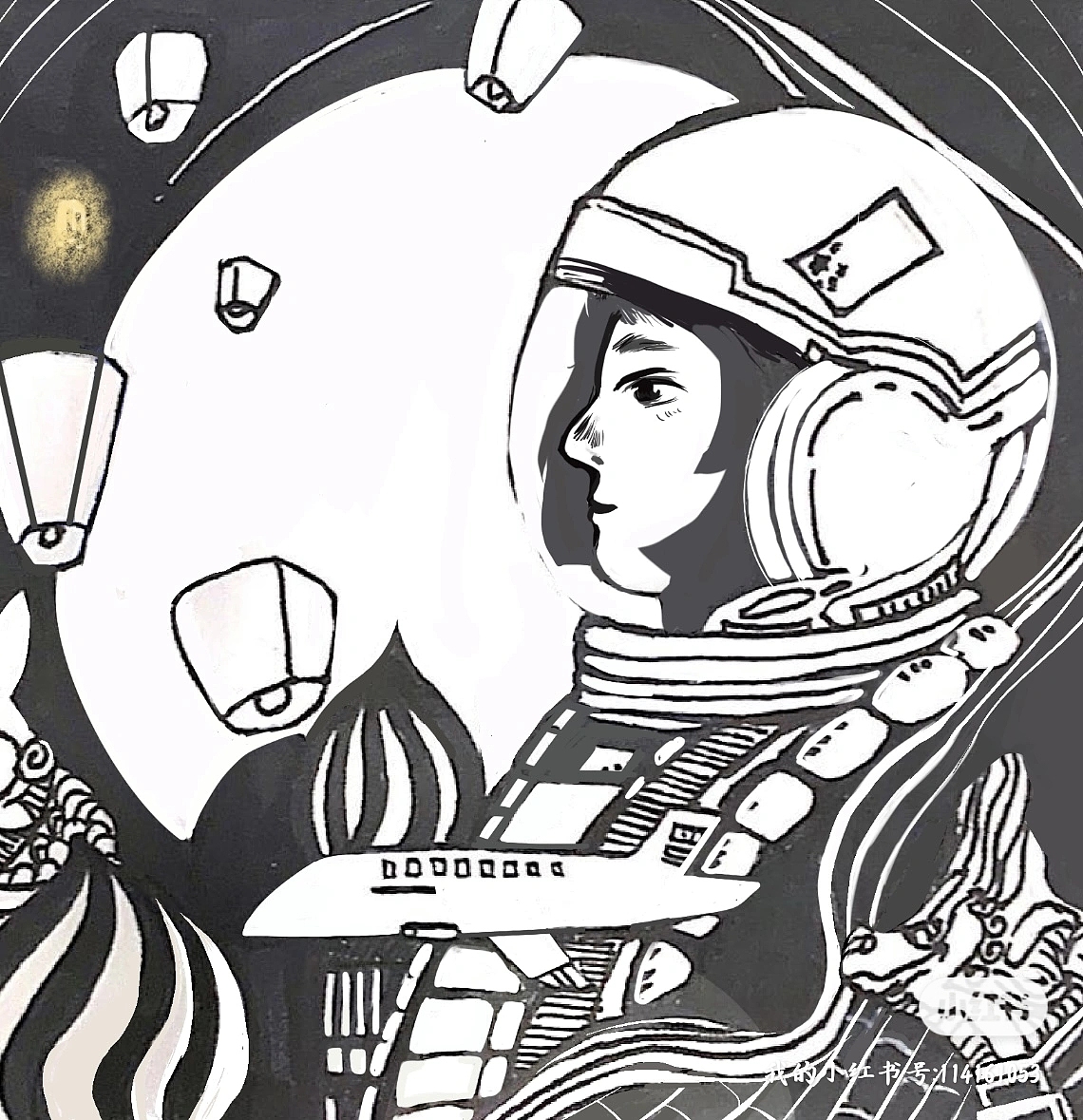 点亮自己的夜空好嘛？（图ZMjk2MzE2NTc2） - 绘本 - 站酷设计师烦懒松松原创素材 - 站酷ZCOOL