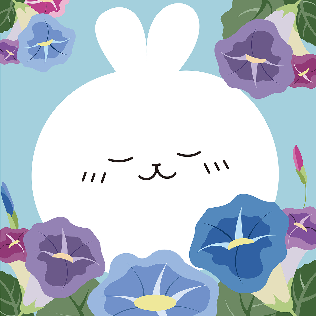 痘痘脸家族秋日花朵主题头像