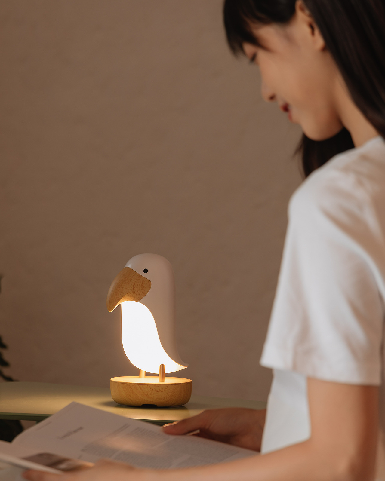 亮节 木木鸟蓝牙音箱小夜灯