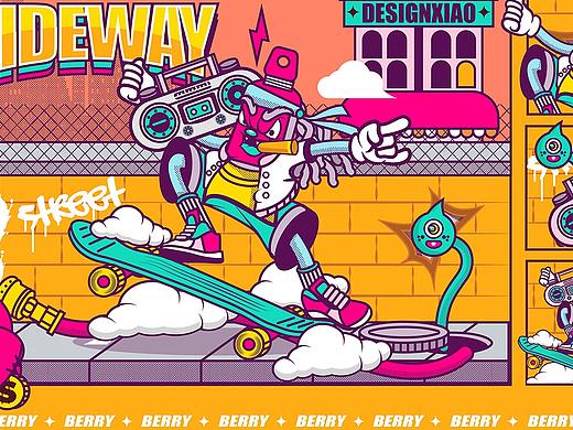 街头涂鸦（个人主页-ZNjAxOTgwMjQ=） - 创作习作 - 站酷设计师吉祥三木原创素材 - 站酷ZCOOL