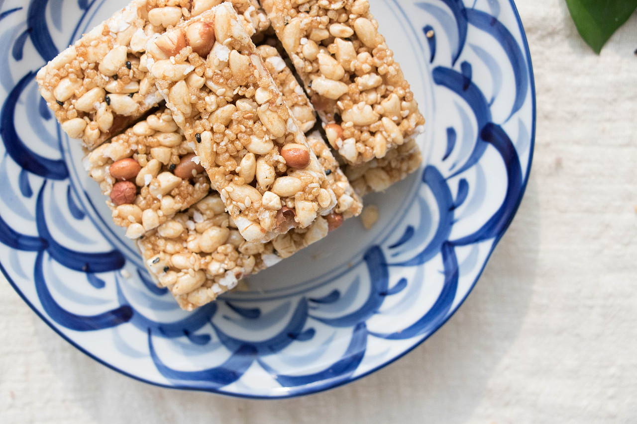 黑糖味米花酥清新古风