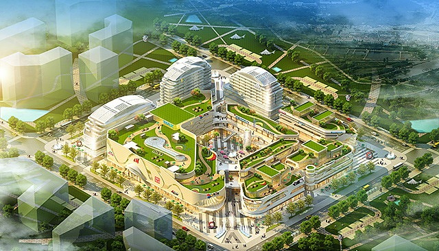 黑龙江商业综合体设计客户可参考的效果图