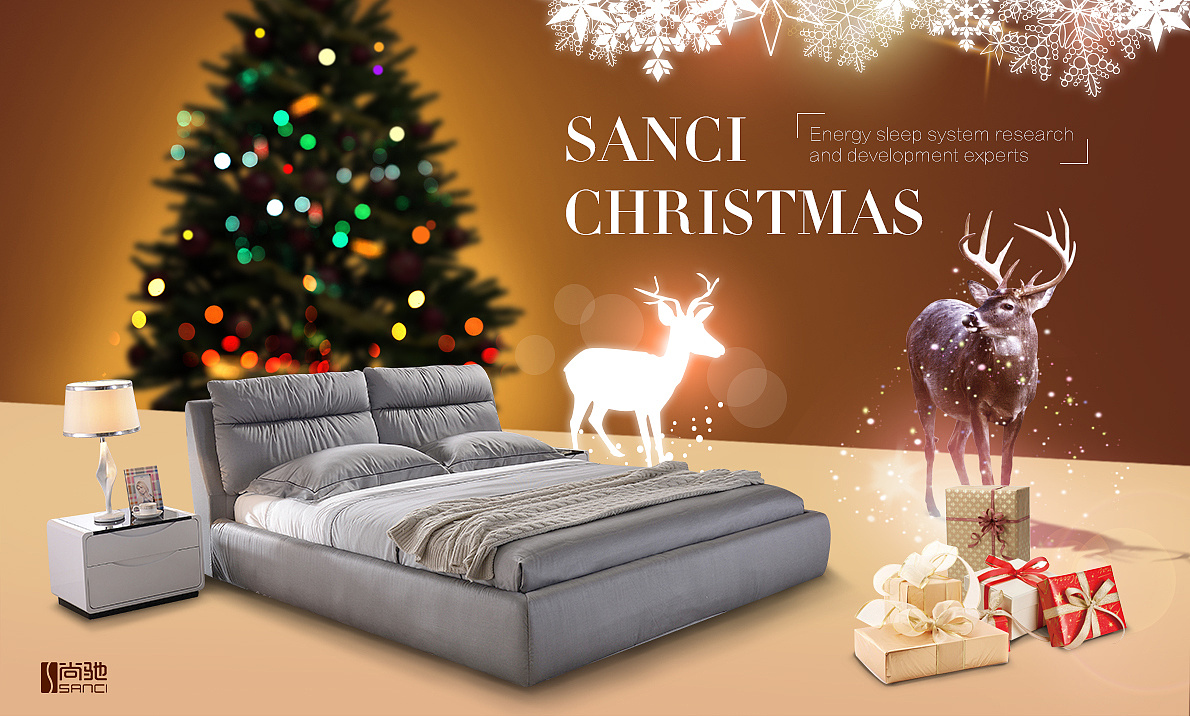 家具软床圣诞海报banner