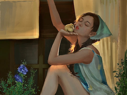 可爱鸭子