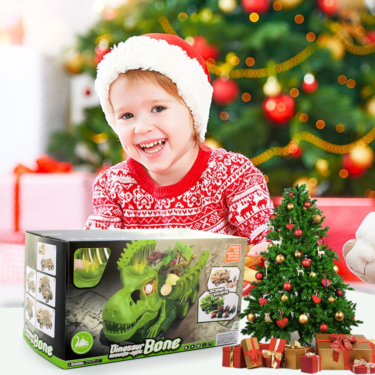 亚马逊恐龙车玩具