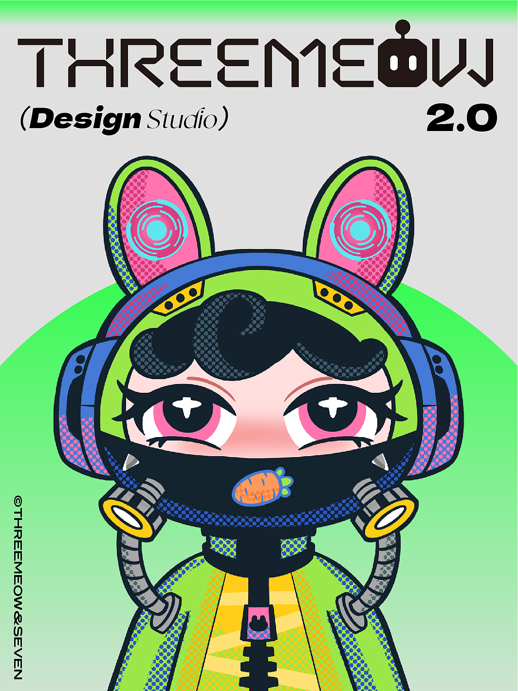 工作室原创潮流品牌升级 NFT ART｜三喵设计（图ZMzE0MDY4NTM2） - 新锐潮流插画 - 站酷设计师三喵设计原创素材 - 站酷ZCOOL