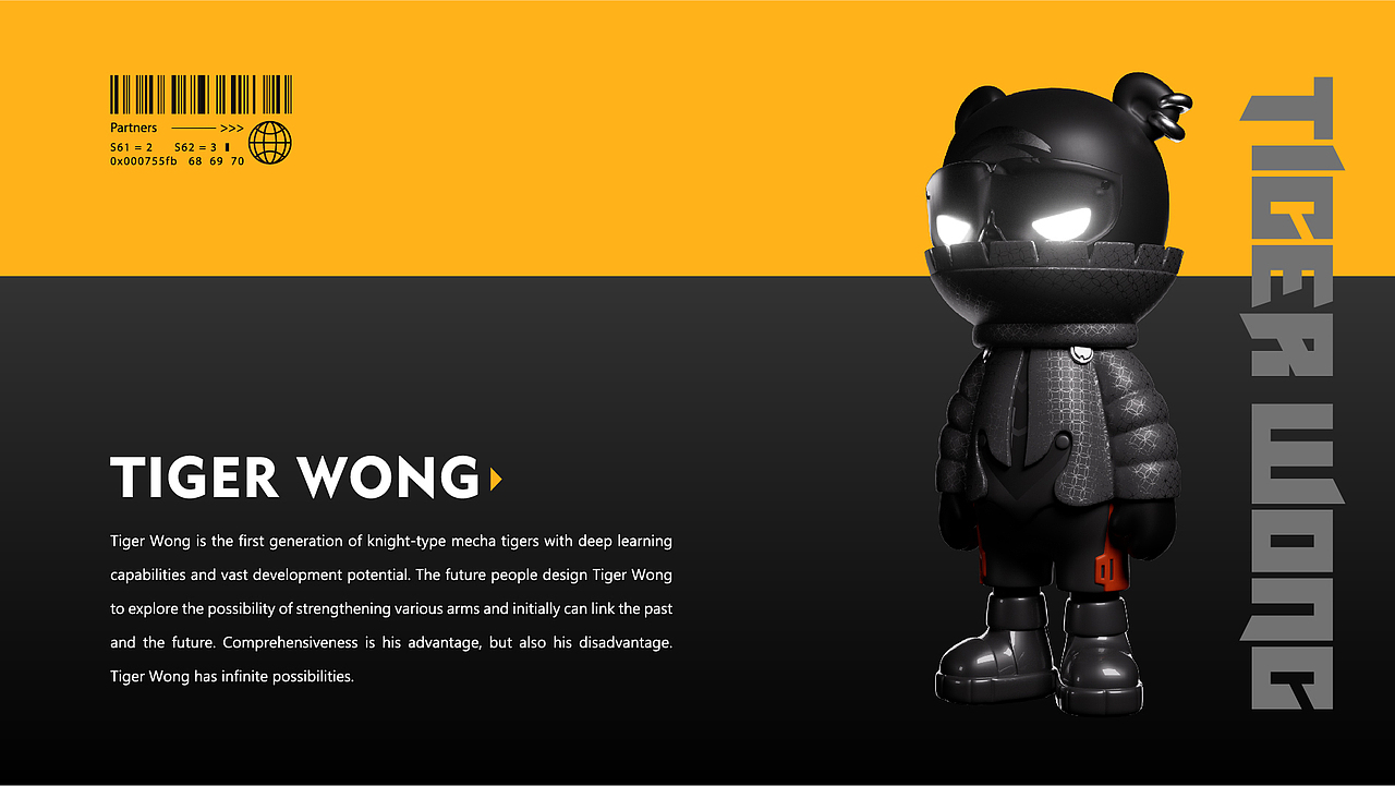 【Tiger Wong/太阁王】- NFT作品（图ZMzIzMjY4MDEy） - IP形象 - 站酷设计师半云创意原创素材 - 站酷ZCOOL