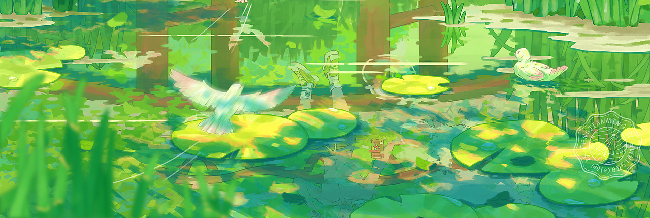 春沐-关于春天的插画（二）