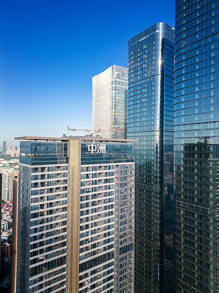 航拍商业_深圳中洲滨海商业中心