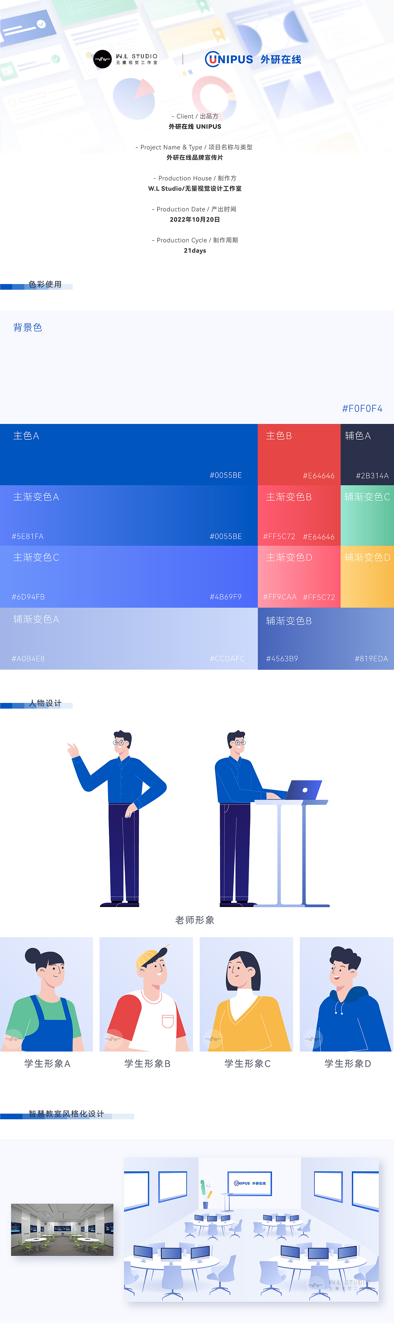 【外研在线】学科型智慧教室品牌宣传广告片MG动画