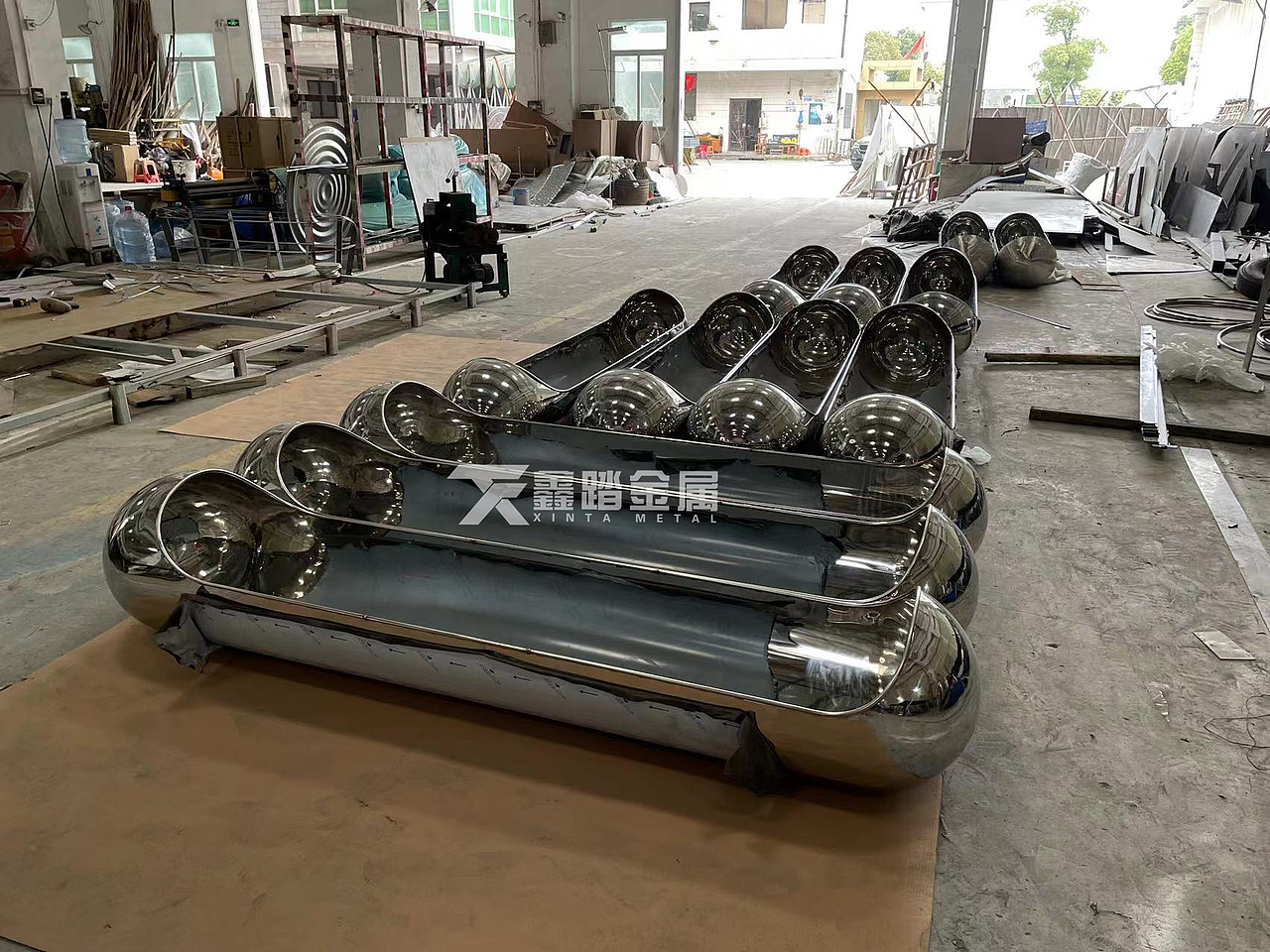 高档酒店 商场 KTV厕所创意不锈钢小便池 艺术无边界