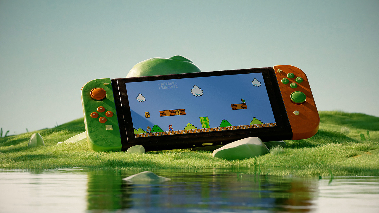 手柄+Switch（图ZMzEwOTc1NDU2） - 产品 - 站酷设计师花漾年華原创素材 - 站酷ZCOOL