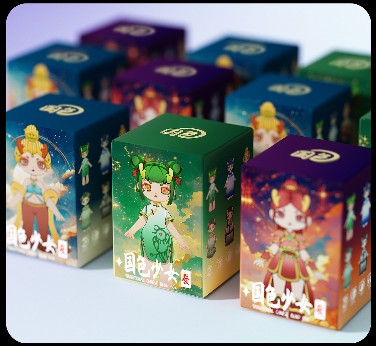 【国色少女】︱原创IP︱潮玩盲盒（图ZMzY1OTYyNTA4） - 产品 - 站酷设计师黑兔的学习日记原创素材 - 站酷ZCOOL