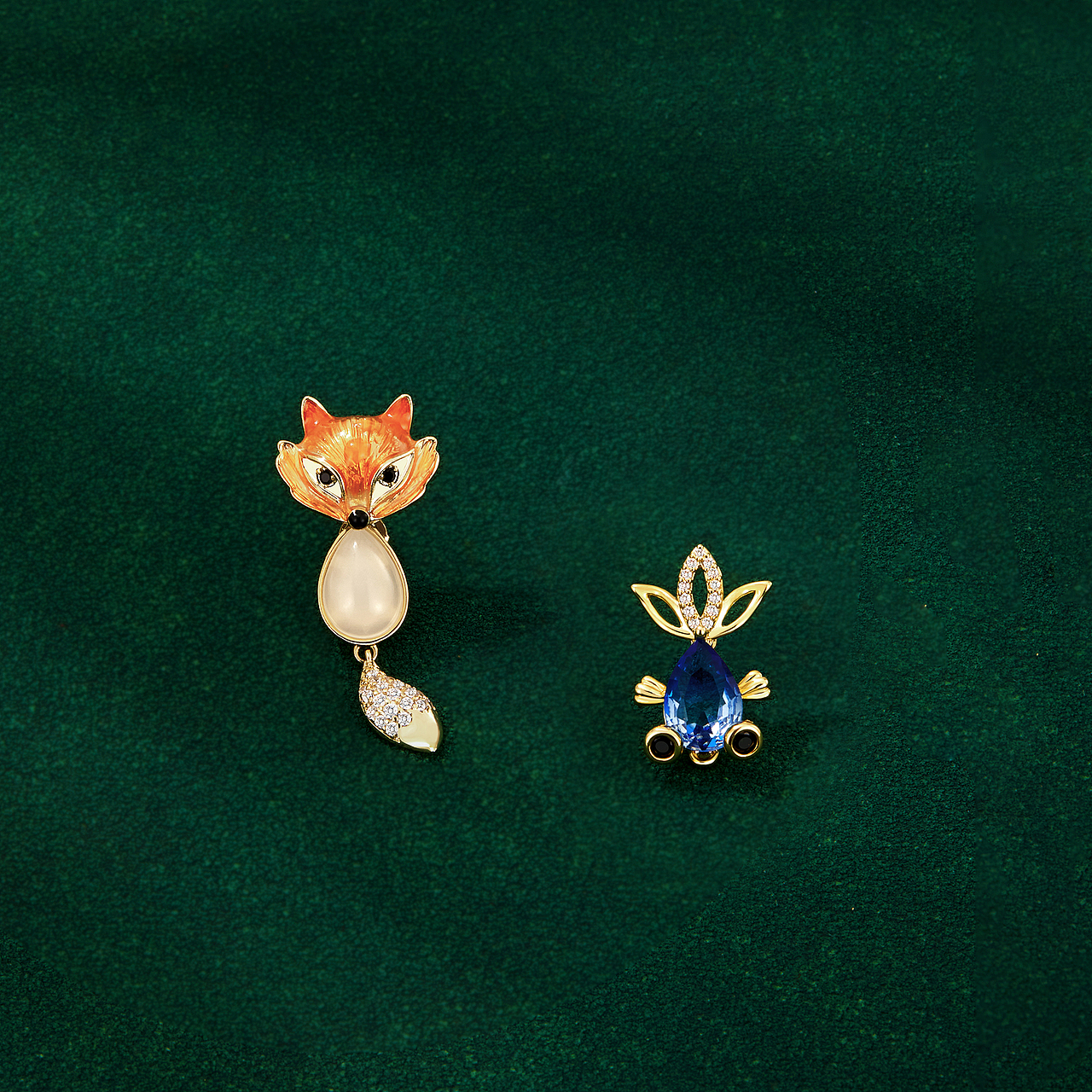 胸针精修图锆石饰品修图