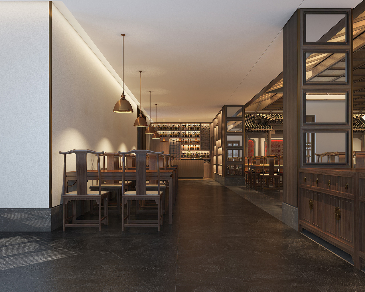 绣花针艺术设计| 徽粤楼·晋阳（图ZMzAyNDM1ODM2） - 酒店餐饮设计 - 站酷设计师绣花针艺术设计原创素材 - 站酷ZCOOL