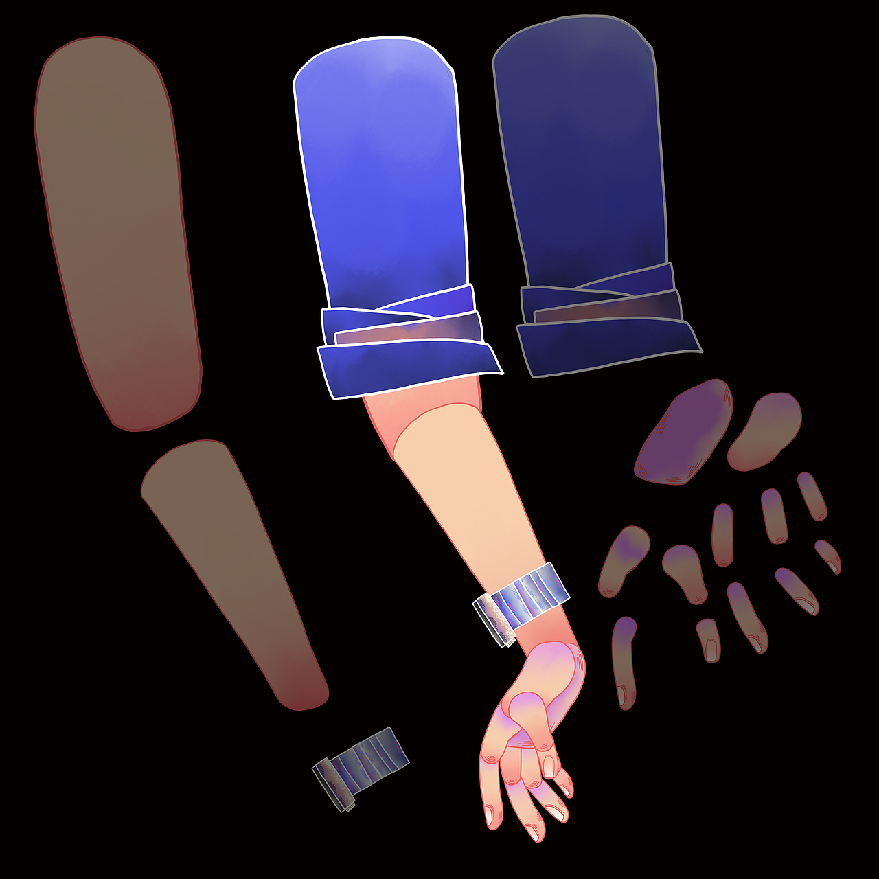 视觉动画创作 《芦鹜》 LUWU（图ZMzY0NDIxNjE2） - 艺术插画 - 站酷设计师孫翧原创素材 - 站酷ZCOOL