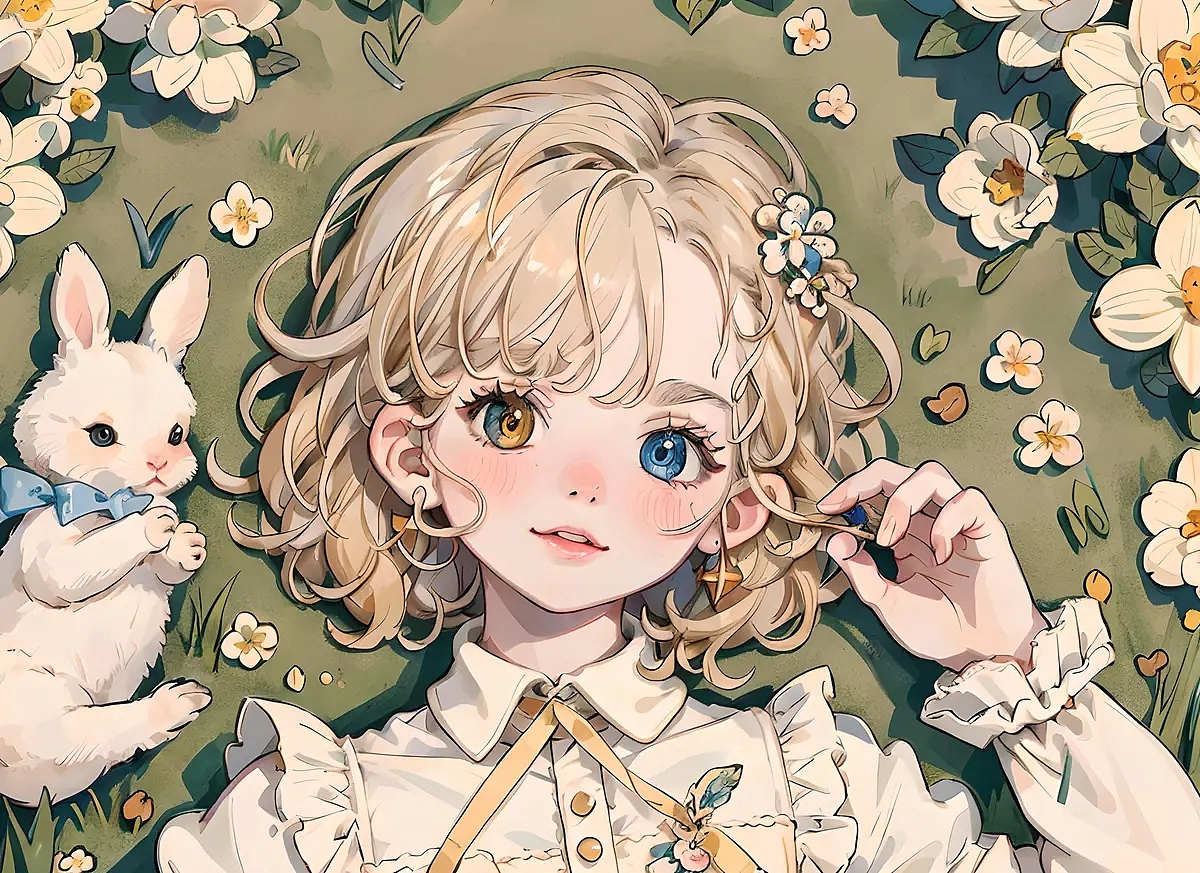 金色头发的正太