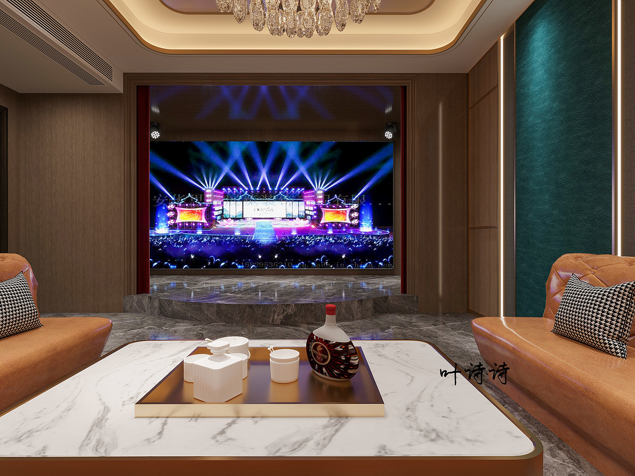 商业空间|商业会所KTV设计（图ZMzU4NDAzNzky） - 商业空间设计 - 站酷设计师诗诗18156079928原创素材 - 站酷ZCOOL