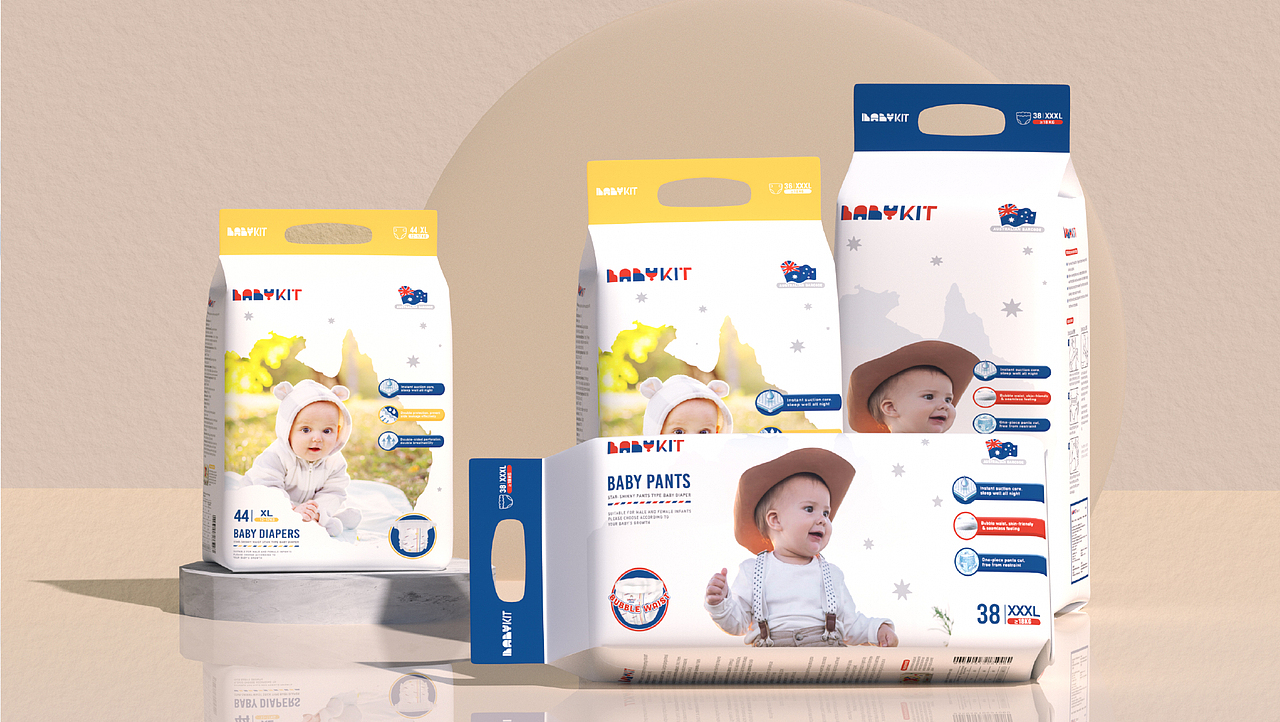 源于澳洲的牛仔! Babykit纸尿裤作品赏析(图ZMzA0Nzk5MDcy) - 包装 - 站酷设计师海拍客设计中心原创素材 - 站酷ZCOOL